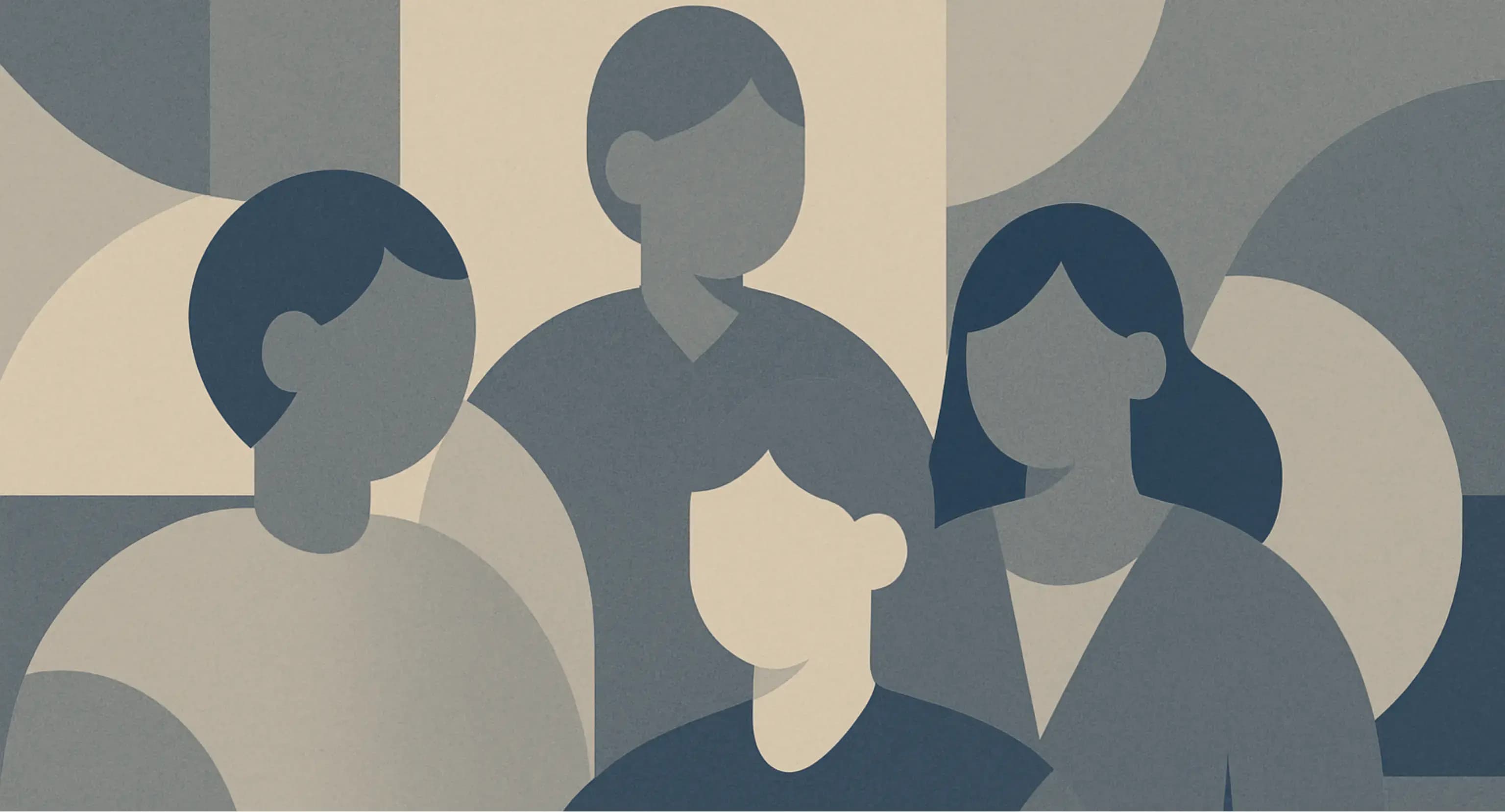 Team members collaborating in a modern office space with plants